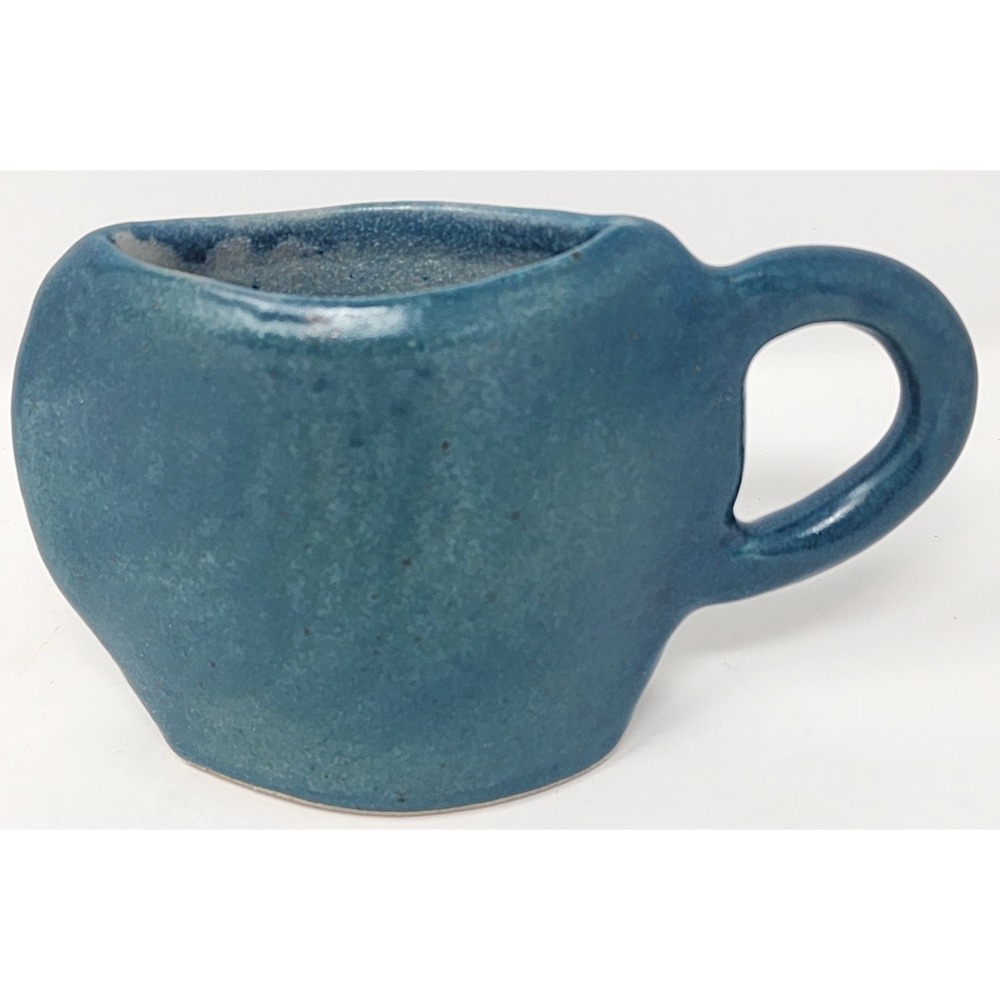 MCM Ceramic Cup Vase Turquoise Handmade Germany